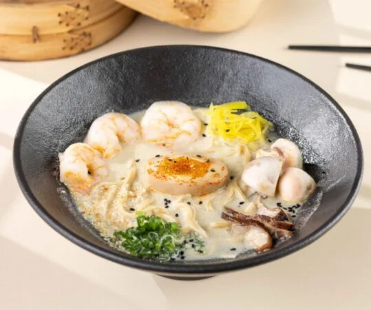 SHIRO RAMEN WITH SHRIMP