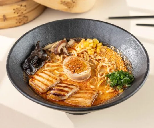 TOM YUM RAMEN WITH CHICKEN 🌶️